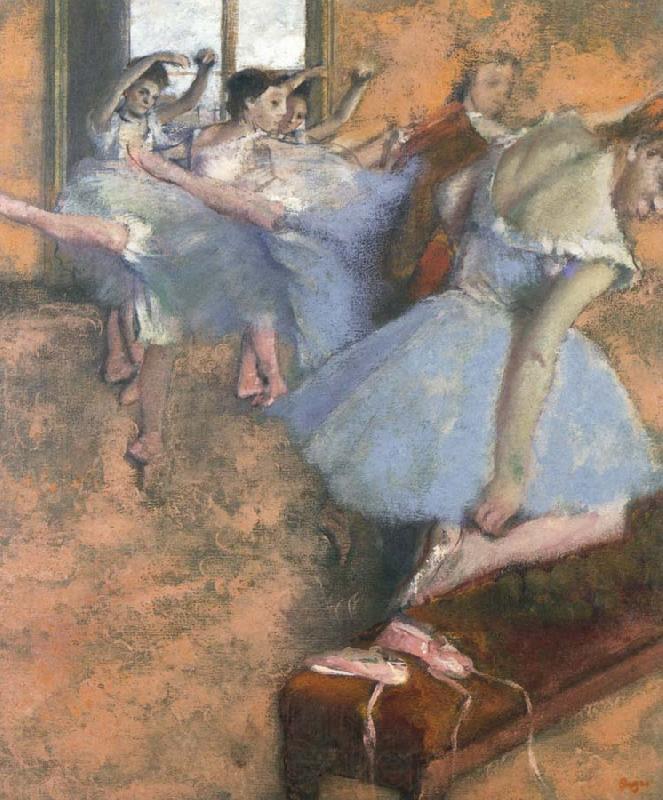 Edgar Degas Ballet class Spain oil painting art